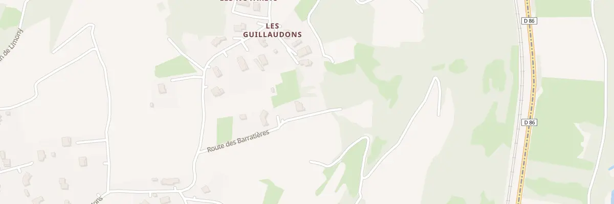 Plan du 5121 Les Guillaudons à Charnas