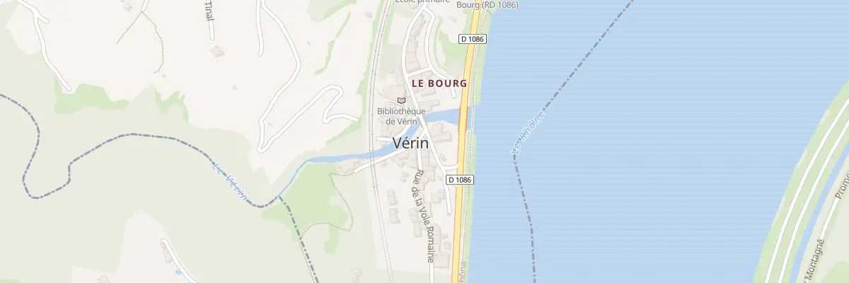 Plan du 1 Pl du Ruisseau à Vérin