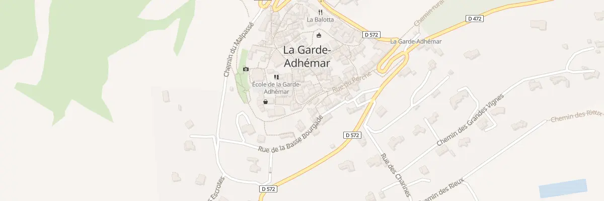 Plan du 5286 Le Village à La Garde-Adhémar