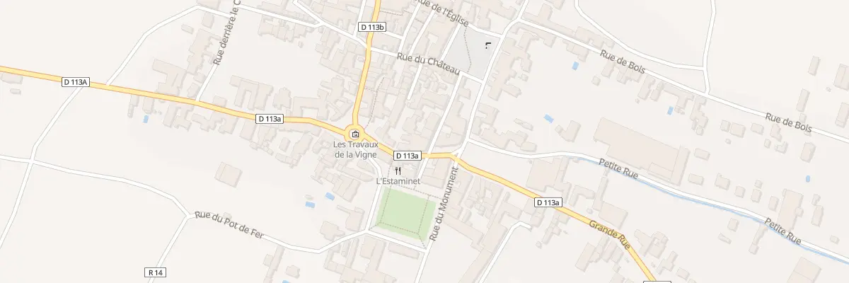 Plan du 2 Rue de la Mairie à Puligny-Montrachet