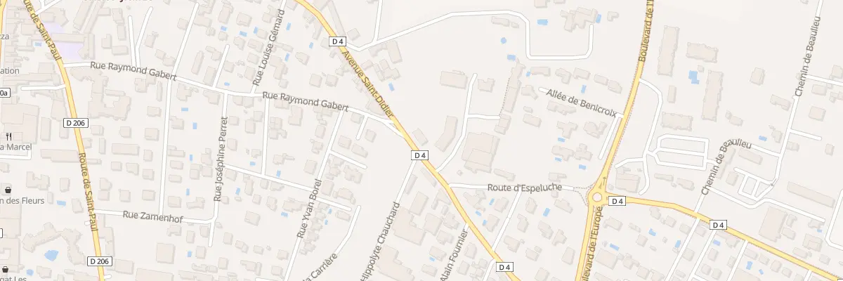Plan du 59 Av Saint Didier à Montélimar