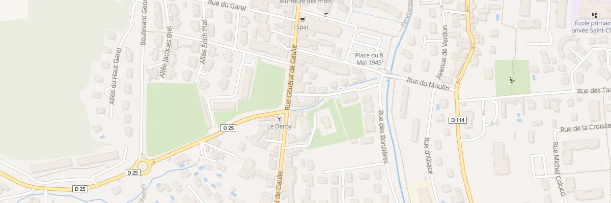 Plan du 185 Rue Général de Gaulle à Brignais