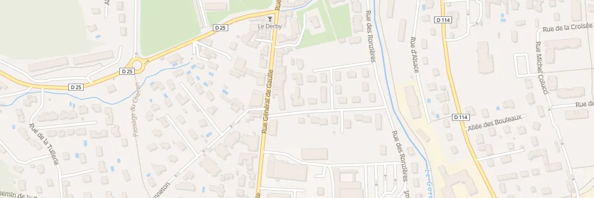 Plan du 209 Rue Général de Gaulle à Brignais