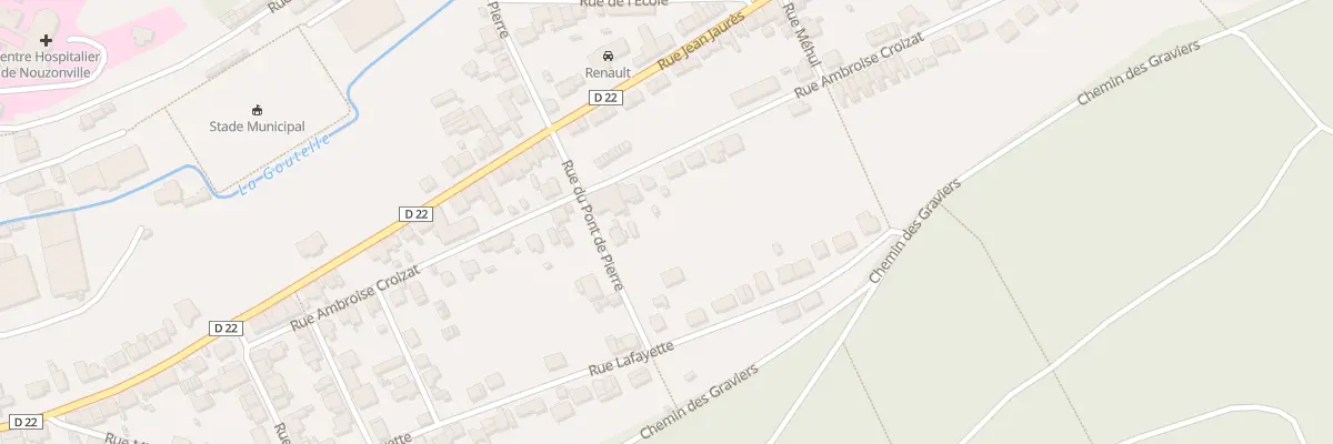 Plan du 38 Rue Ambroise Croizat à Nouzonville