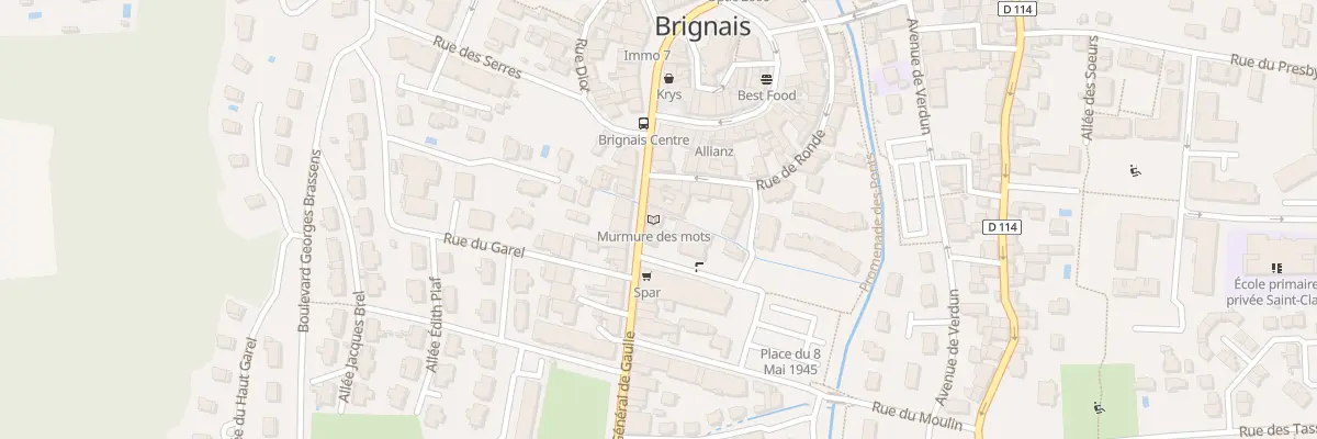 Plan du 135 Rue Général de Gaulle à Brignais