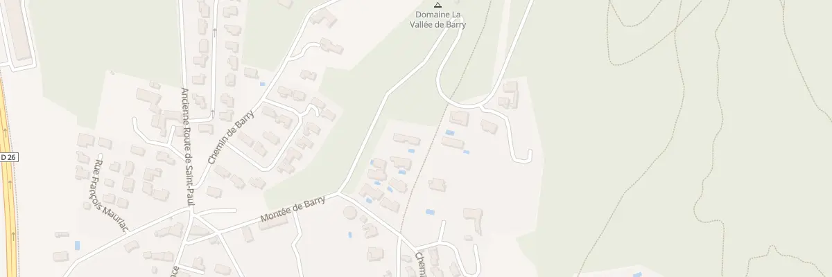 Plan du 9216 Che du Bousqueras à Bollène