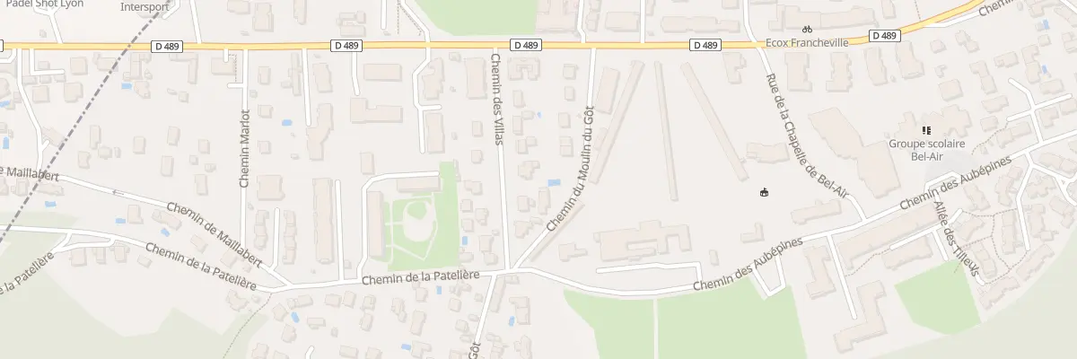 Plan du 67 Che du Moulin du Gôt à Francheville