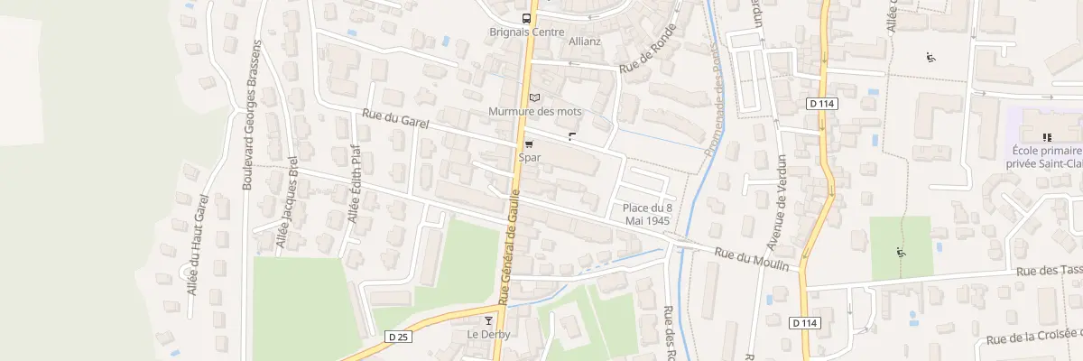 Plan du 163 Rue Général de Gaulle à Brignais