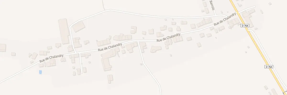 Plan du 29 Rue de Chalandry aux Ayvelles