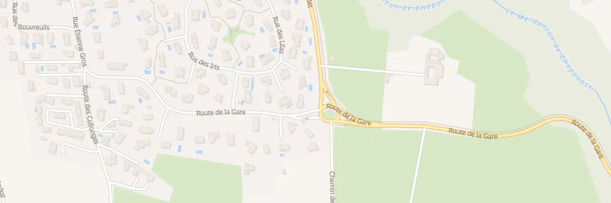 Plan du 47 Rue des Lilas à Chaponost