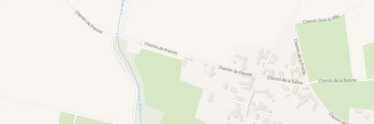 Plan du 175 Che du Prenois à Messimy-sur-Saône