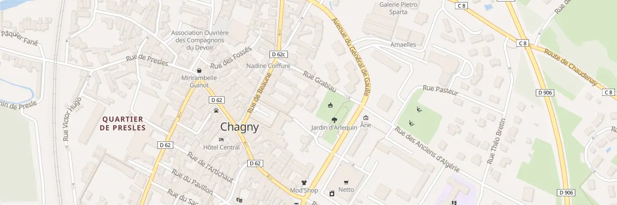 Plan du 8B Rue de Beaune à Chagny