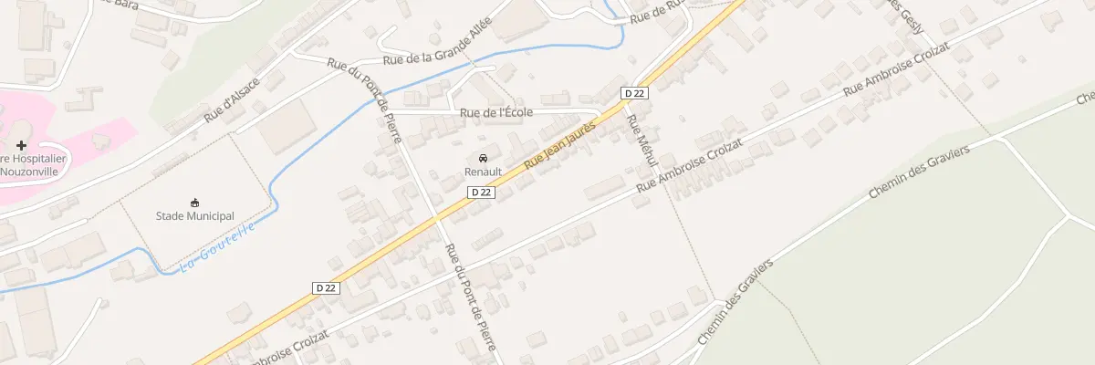 Plan du 92 Rue Jean Jaurès à Nouzonville