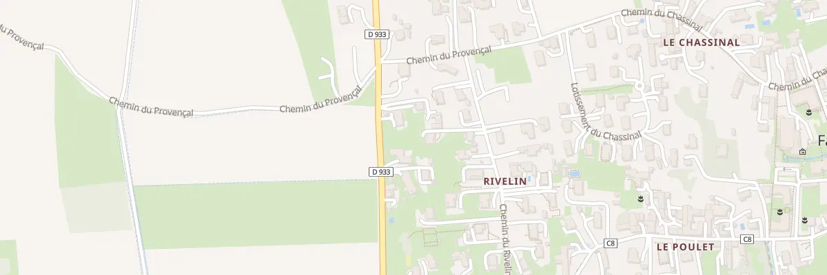 Plan du 5608 En Rivelin à Fareins