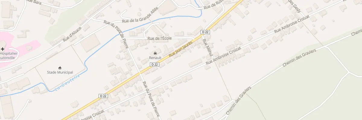 Plan du 94 Rue Jean Jaurès à Nouzonville