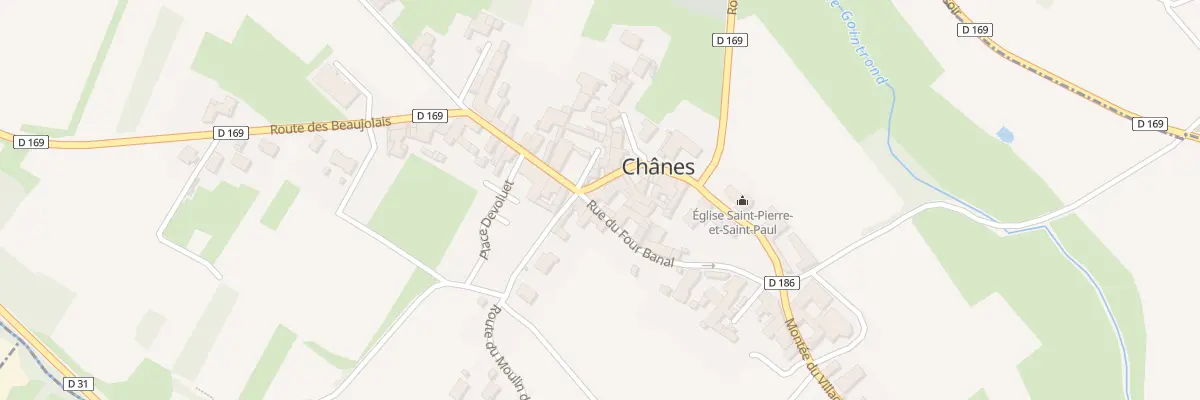 Plan du 158 Rue du Four Banal à Chânes