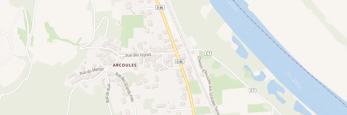 Plan du 251 Rue d’Arcoules à Limony