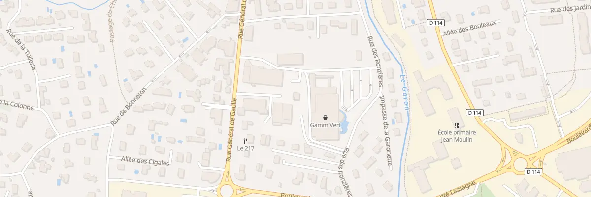 Plan du 213 Rue Général de Gaulle à Brignais
