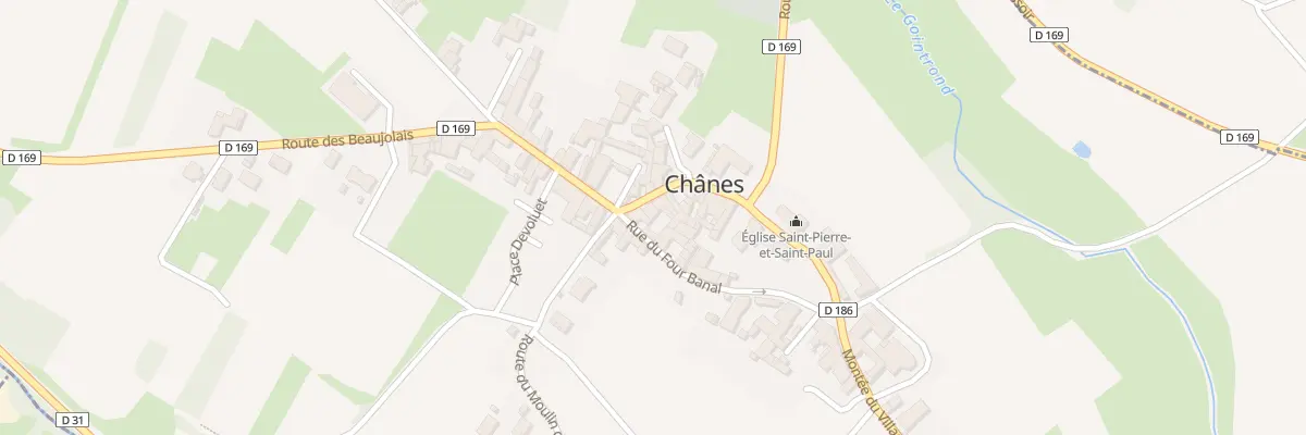 Plan du 5050 Le Village à Chânes
