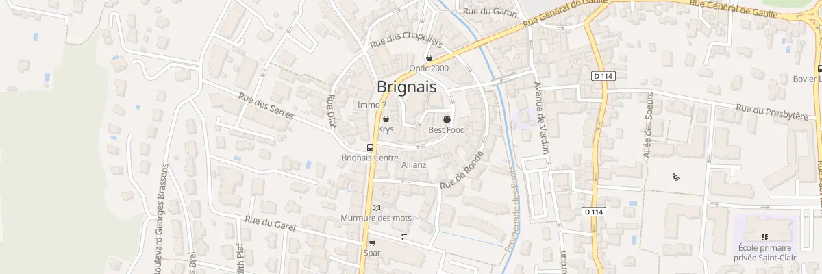 Plan du 3 Rue Colonel Robert Guillaud à Brignais