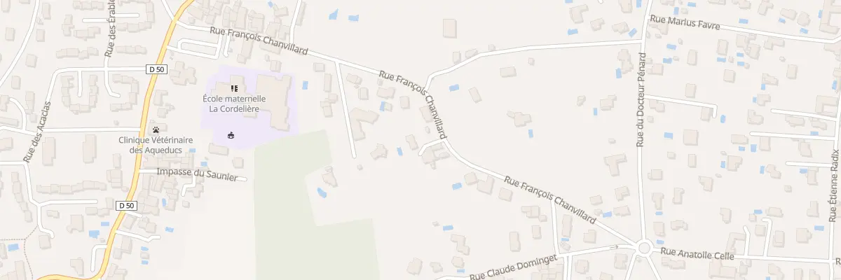 Plan du 22 Rue François Chanvillard à Chaponost