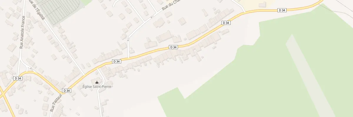 Plan du 40 Rue Gambetta à Poix-Terron