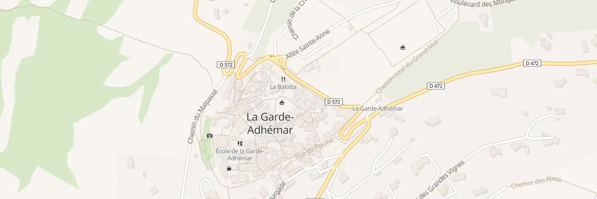 Plan du 1 Pl de la Loge à La Garde-Adhémar