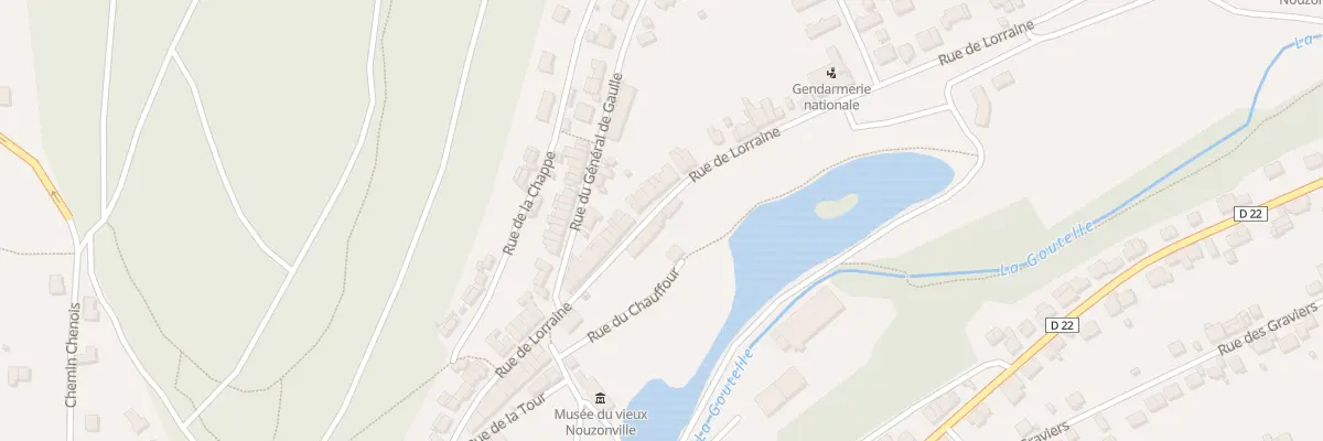 Plan du 32 Rue de Lorraine à Nouzonville