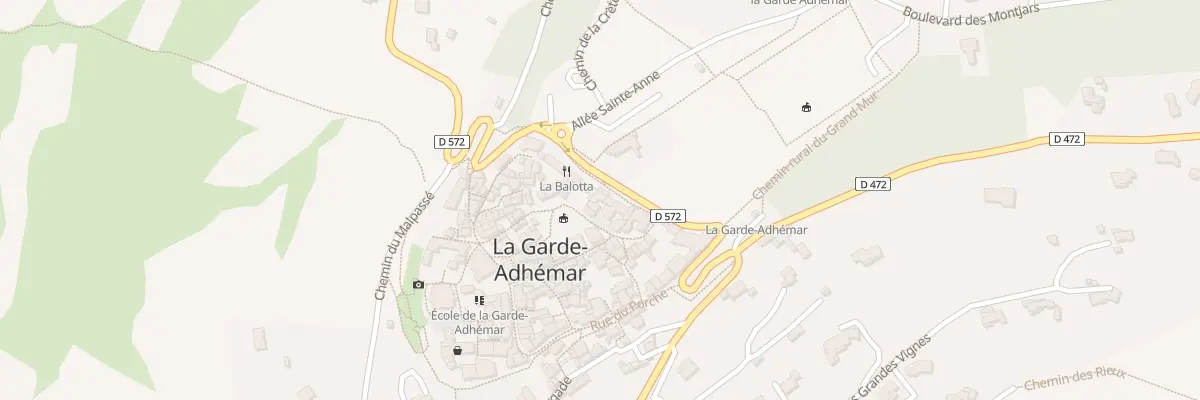 Plan du 5259 Le Village à La Garde-Adhémar