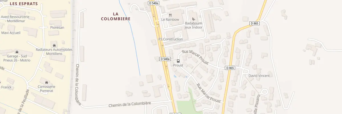 Plan du 49 Rue Marcel Proust à Montélimar