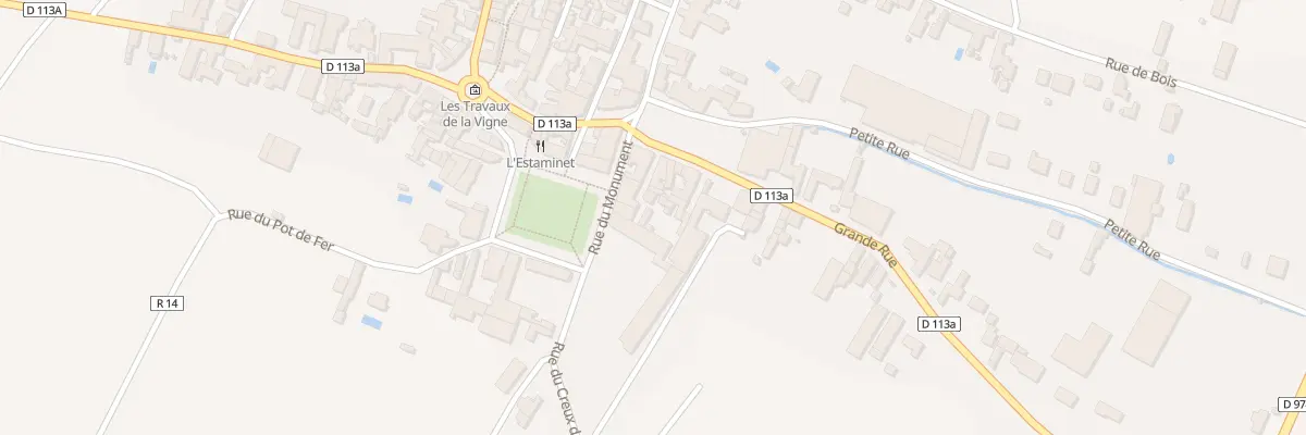 Plan du 1 Gr Grande Rue à Puligny-Montrachet