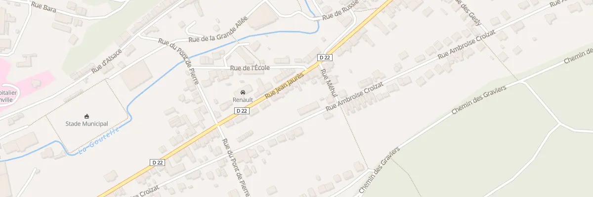 Plan du 98 Rue Jean Jaurès à Nouzonville