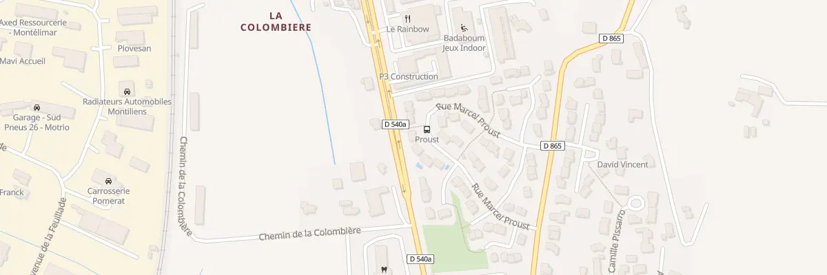 Plan du 47 Rue Marcel Proust à Montélimar