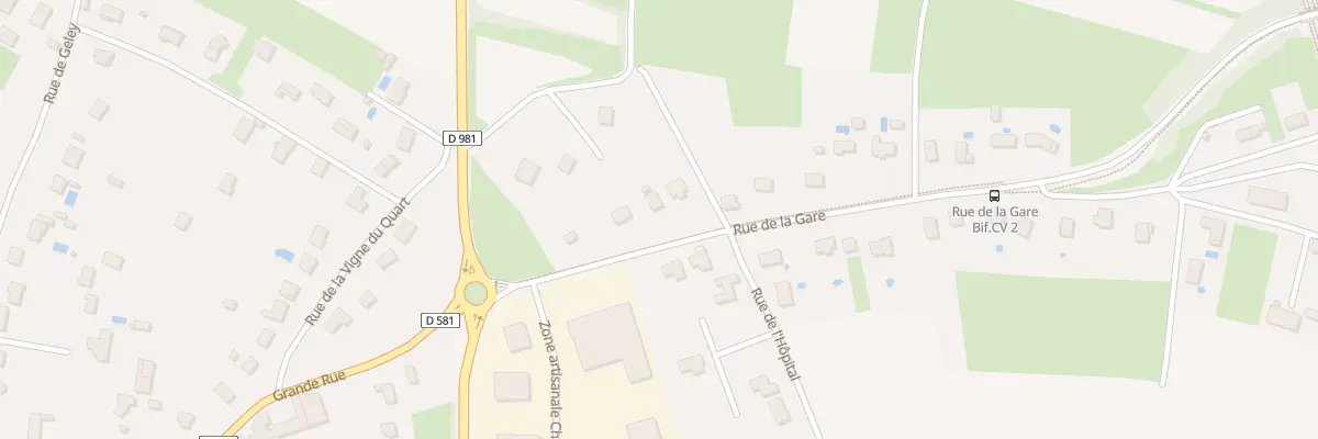Plan du 5 Rue de la Gare à Rully