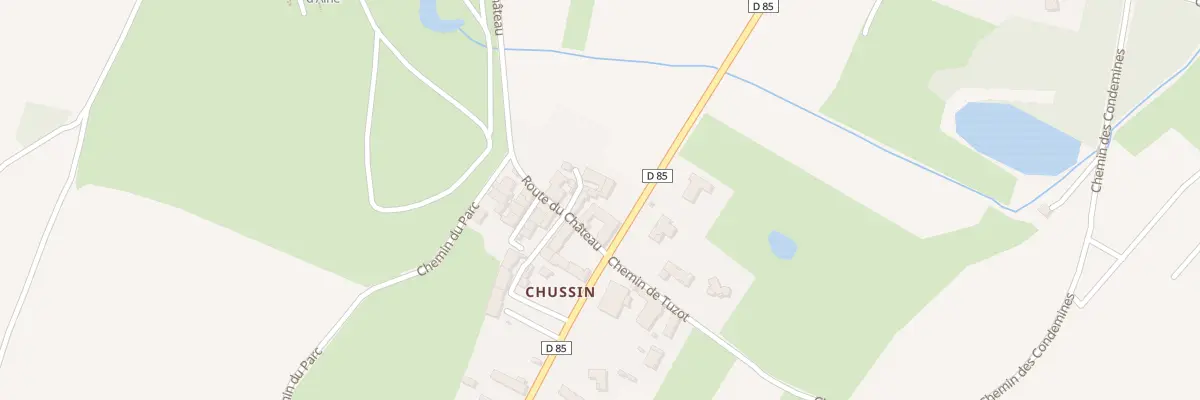 Plan du 383 Rte du Chateau à Azé