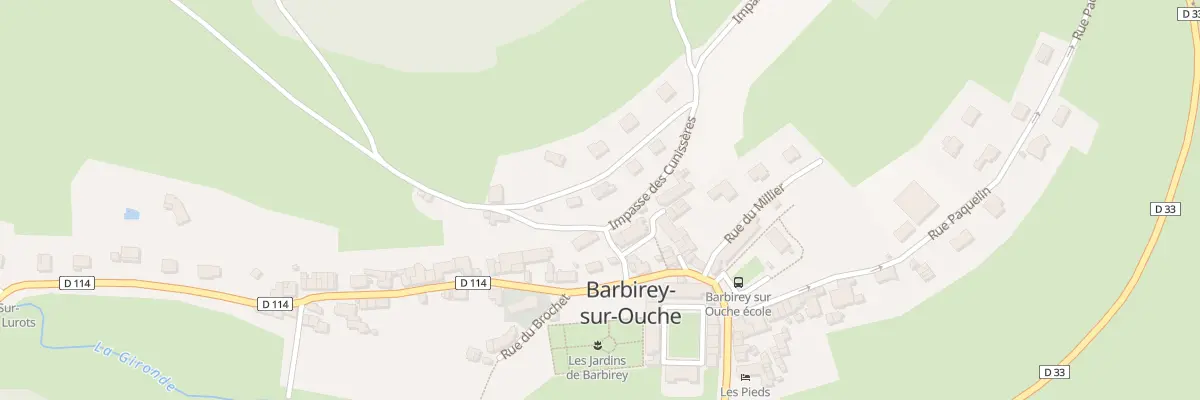 Plan du 15 Rue des Cunisseres à Barbirey-sur-Ouche