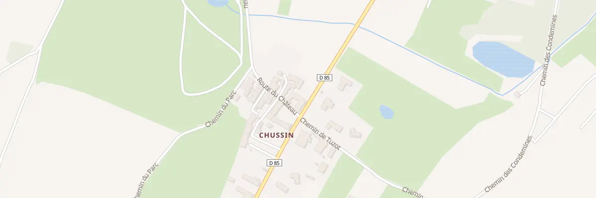 Plan du 405 Rte du Chateau à Azé