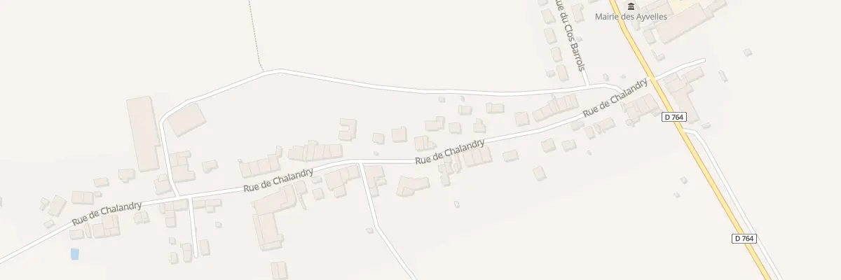 Plan du 24 Rue de Chalandry aux Ayvelles