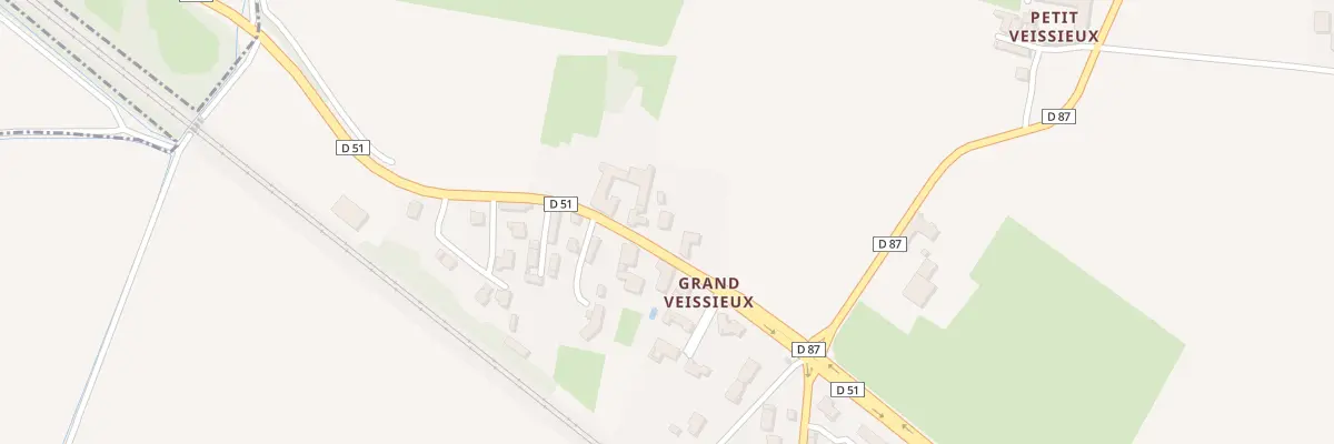 Plan du 364 Rte du Grand Veissieux à Quincieux