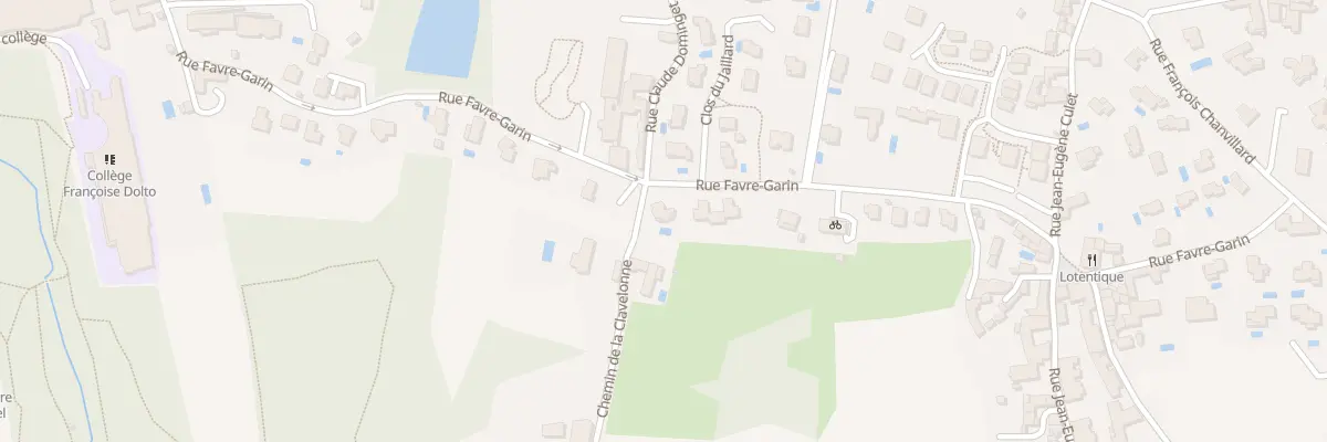 Plan du 18 Rue Favre-garin à Chaponost