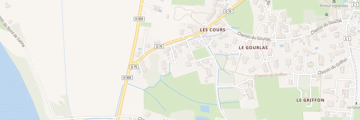 Plan du 697 Mte du Moulin à Fareins