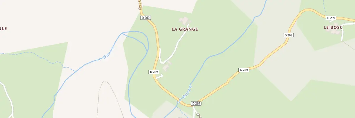 Plan du 50 Che de la Grange à Champis