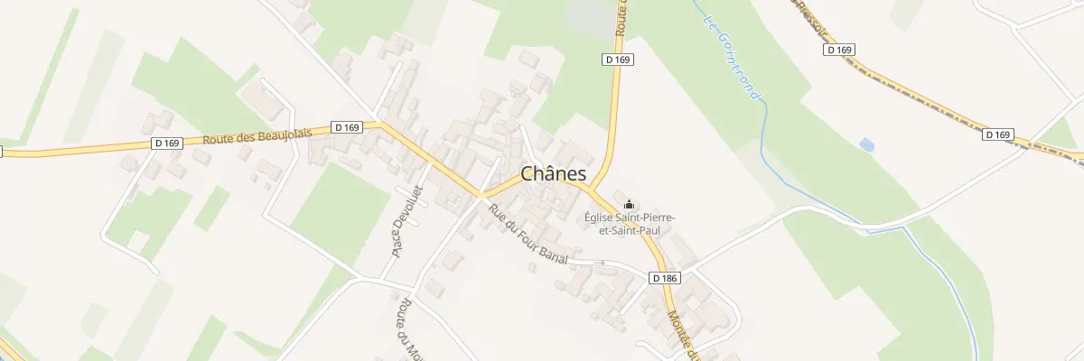 Plan du 35 Rue du Puits Cortembert à Chânes