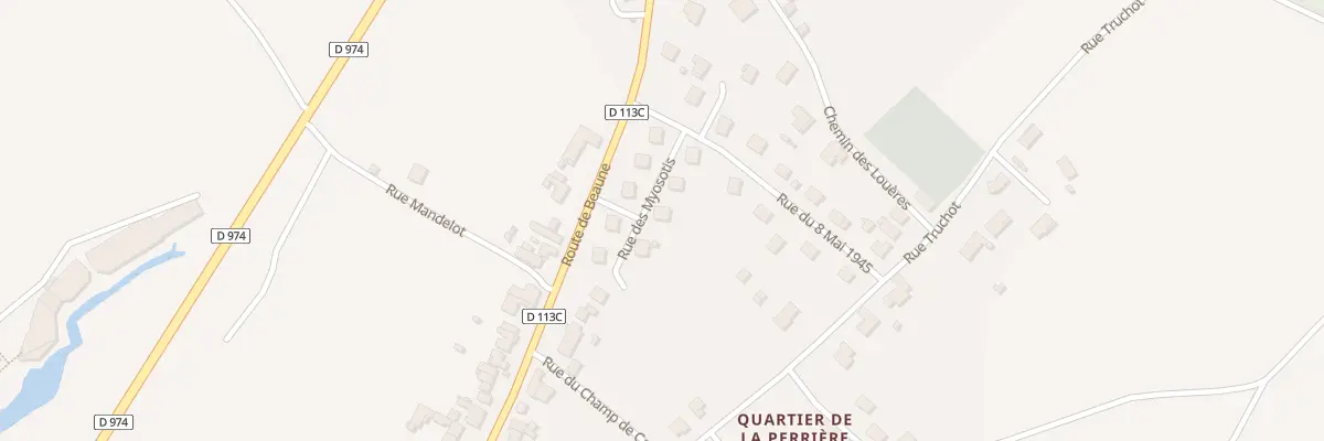 Plan du 4 Rue des Myosotis à Corpeau