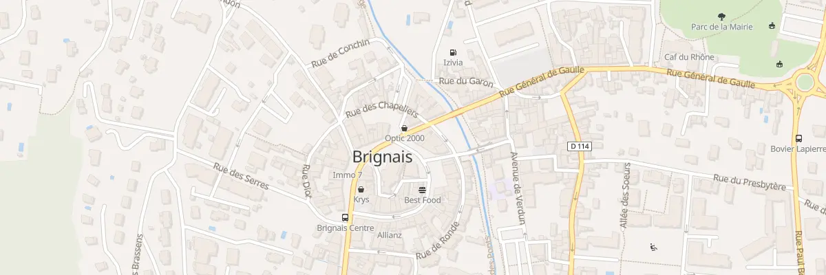 Plan du 105 Rue Général de Gaulle à Brignais