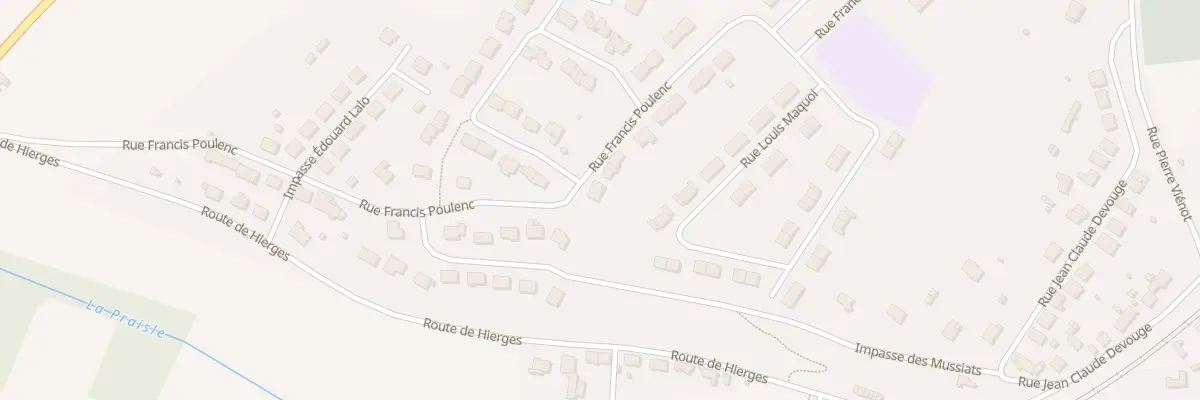 Plan du 18 Rue Francis Poulenc à Aubrives
