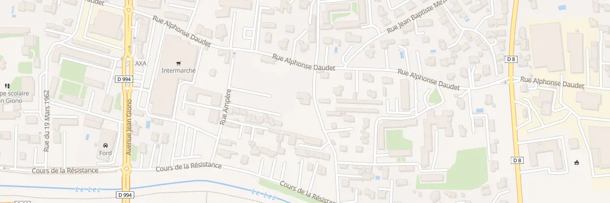 Plan du 9050 Rue Joseph Frederic Marquis à Bollène