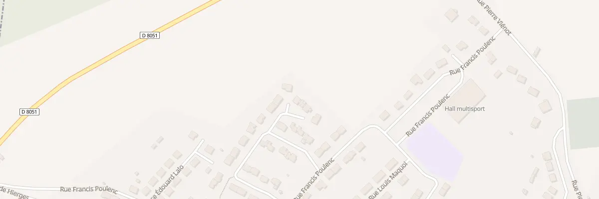 Plan du 21 Rue Gabriel Fauré à Aubrives