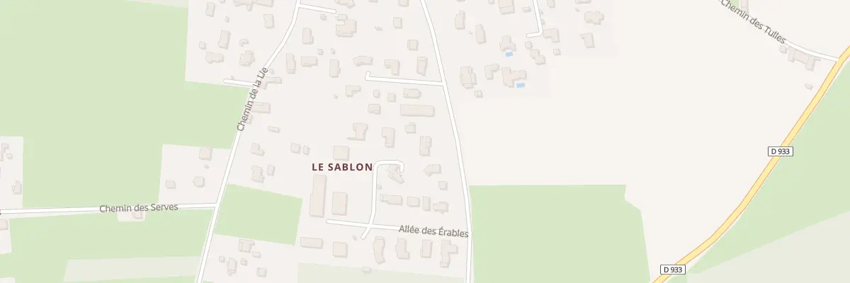 Plan du 234 Che du Sablon à Messimy-sur-Saône