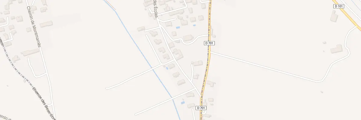 Plan du 23 Rue des Ecoles à Montfaucon